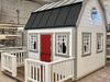 Whole Wood Farmhouse Playhouse with gambrel roof 2