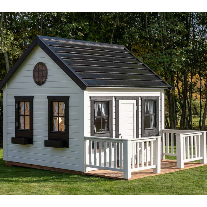 Whole Wood Playhouses Blackbird Wooden Playhouse AlignedPlay