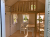 Whole Wood Playhouses Snowy Owl  Front Door Inside View