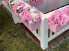Whole Wood Playhouse two story playhouse with slide pricess flower box