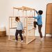 Montessori Indoor Playground with Accessories in Natural Wood