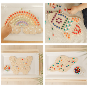 Activity Board Bundles rainbow, rocketship, saturn and butterfly
