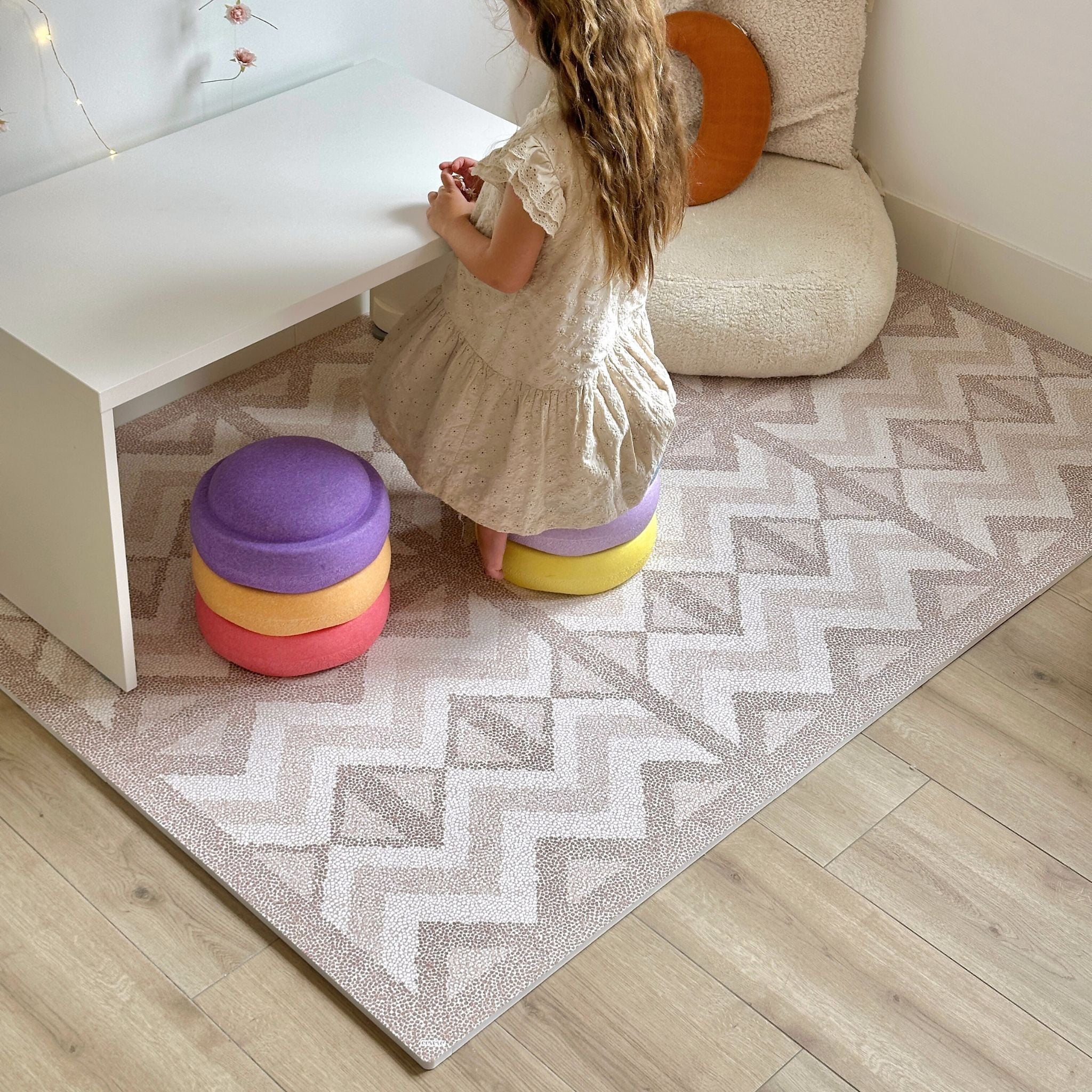 Kilim Play Mat | Soft Clay