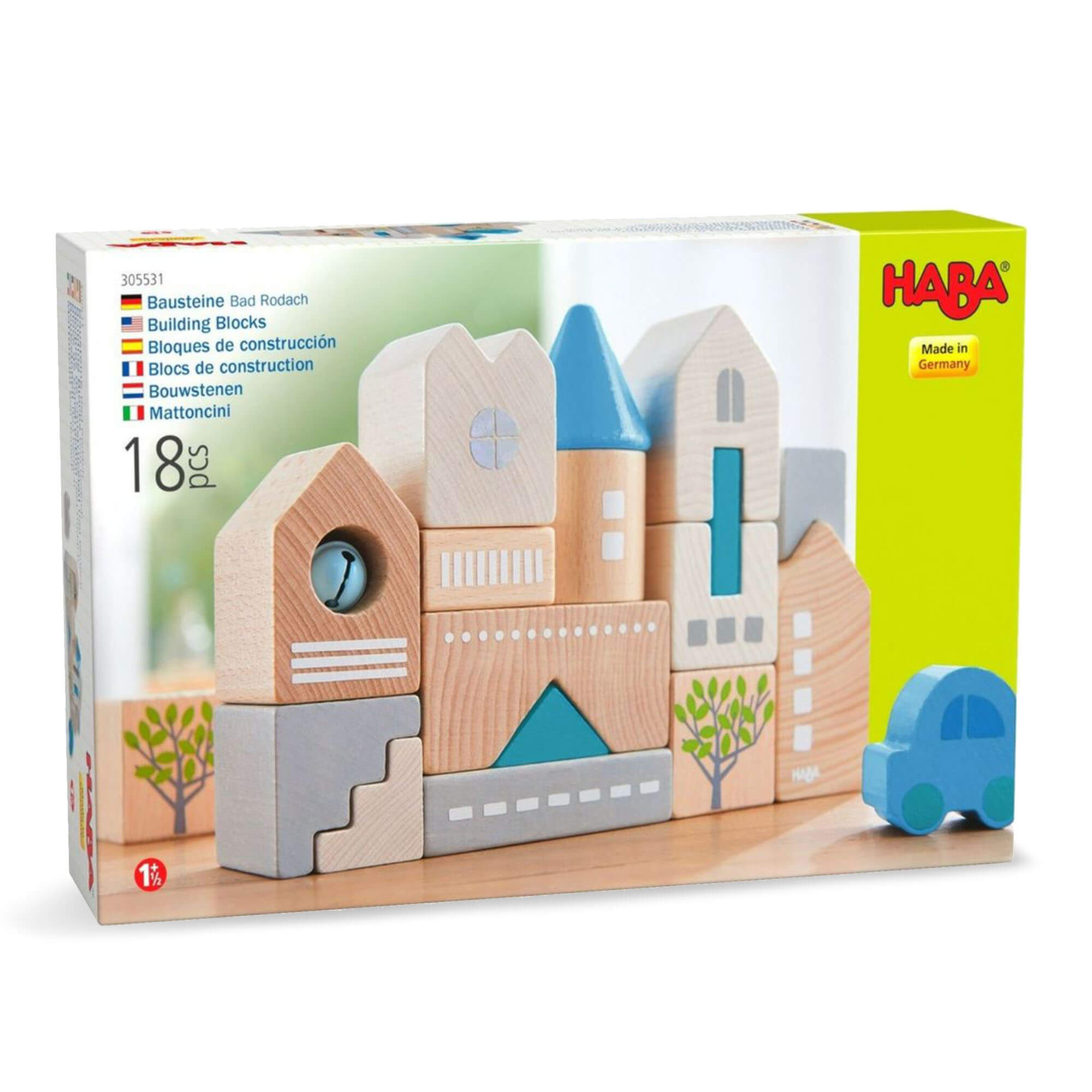 HABA Bad Rodach | 18 Piece Building Blocks
