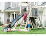 comet swing set close up lifestyle