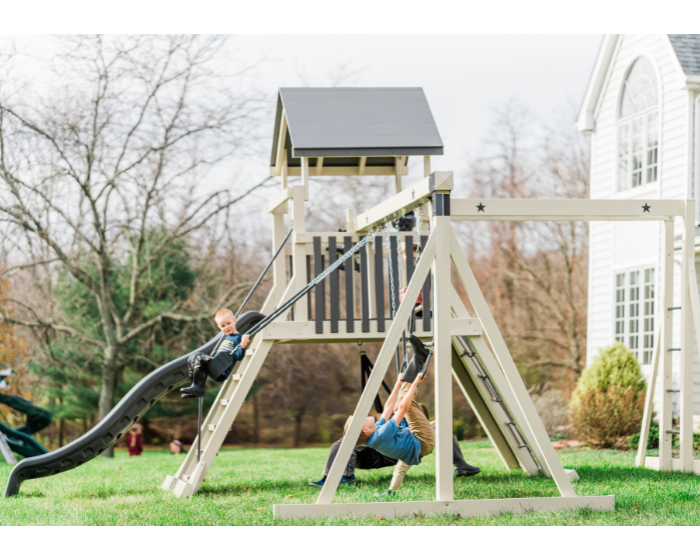 comet swing set side view