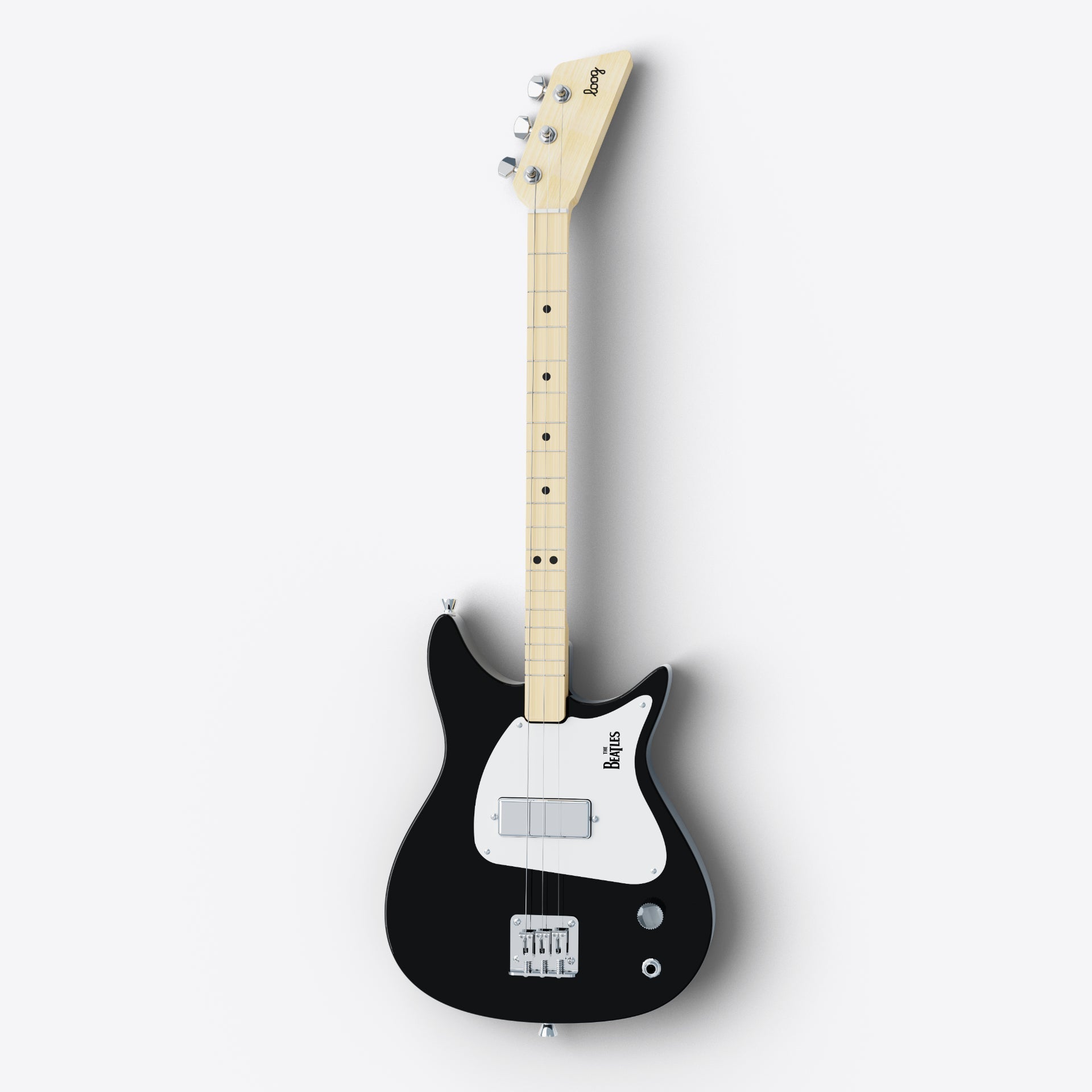Beatles + Loog Black Electric Guitar