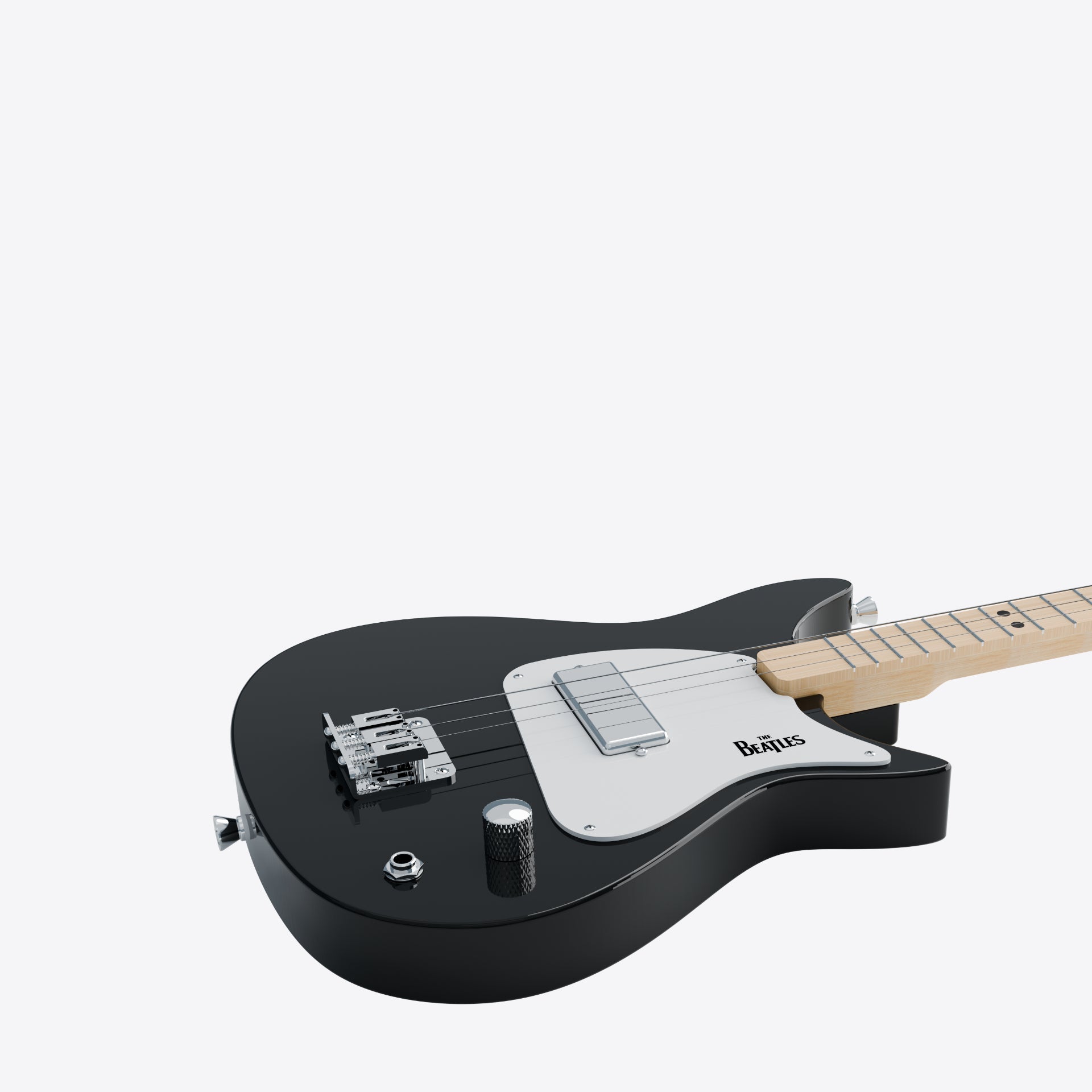 Beatles + Loog Black Electric Guitar
