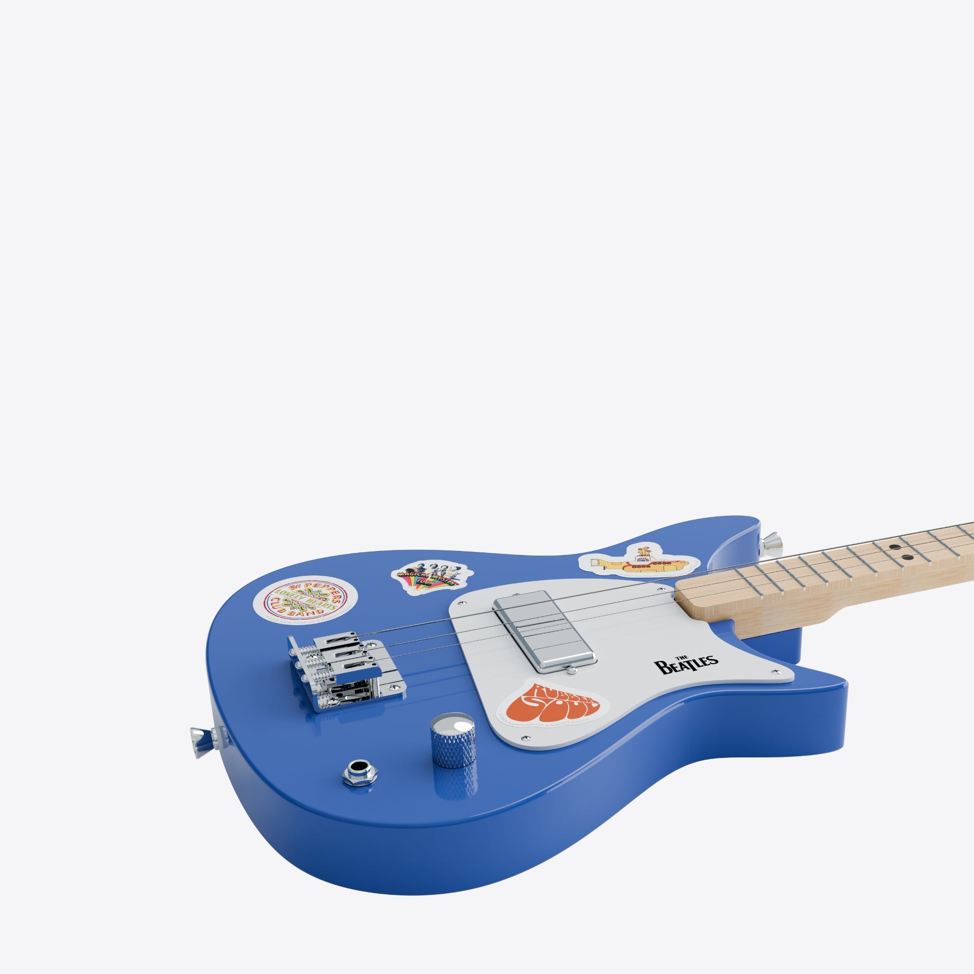 Beatles + Loog Blue Electric Guitar