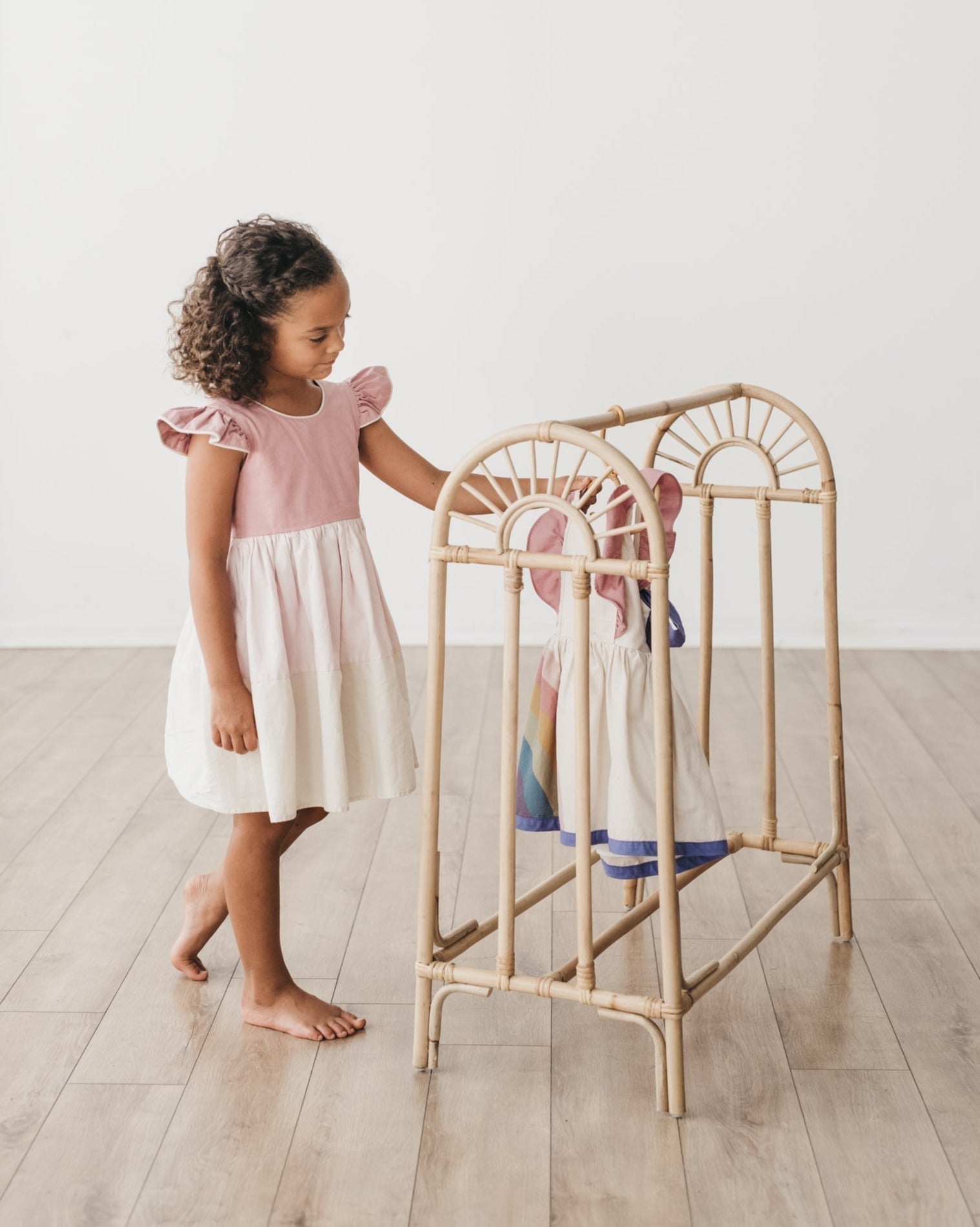 Toddler's Clothes Rack - WoodandHearts