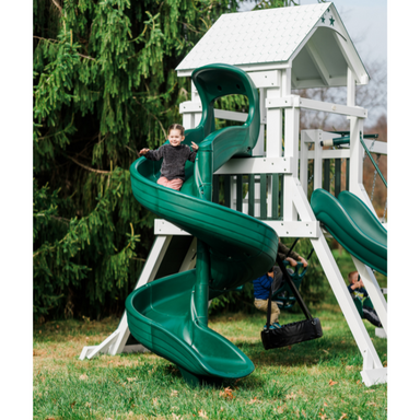 galaxy explorer swing set spiral slide