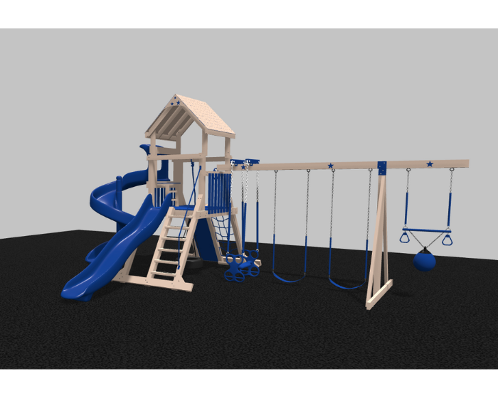 Galaxy Explorer Vinyl Swing Set