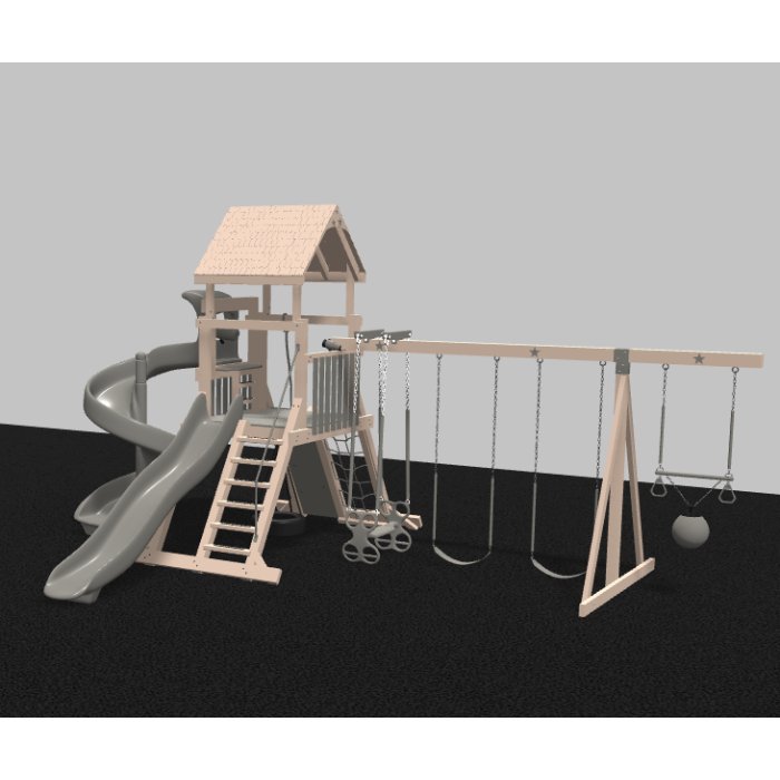 Galaxy Explorer Vinyl Swing Set