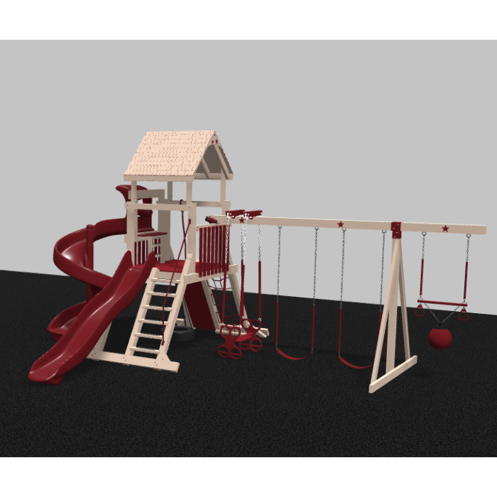 Galaxy Explorer Vinyl Swing Set