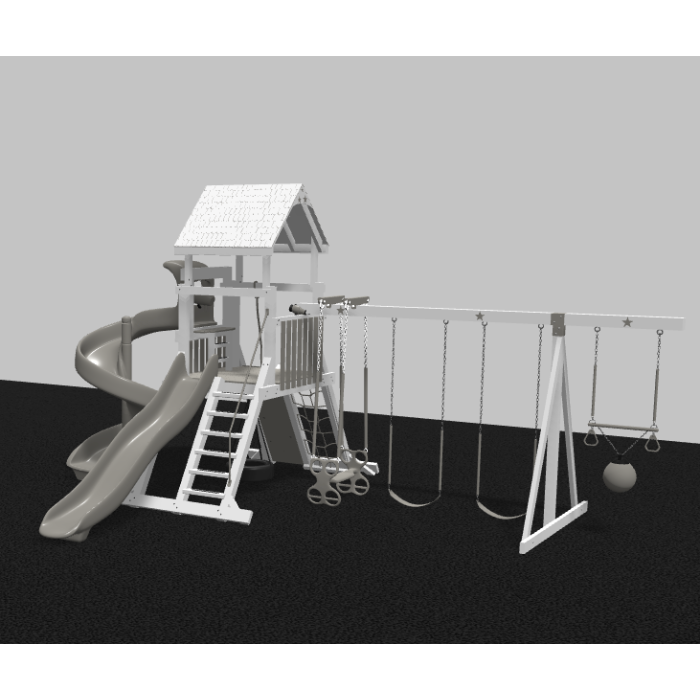 Galaxy Explorer Vinyl Swing Set