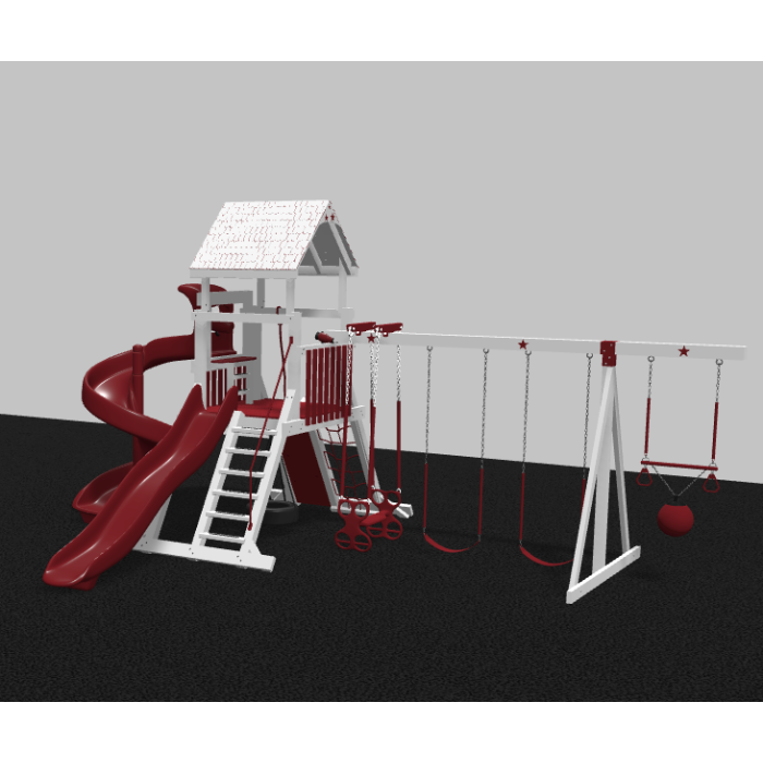Galaxy Explorer Vinyl Swing Set