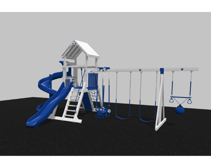 Galaxy Explorer Vinyl Swing Set