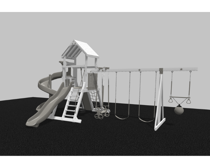 Galaxy Explorer Vinyl Swing Set
