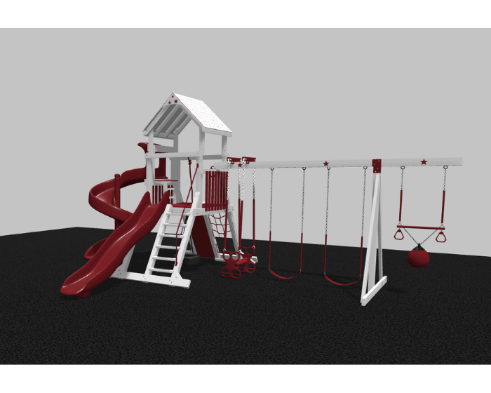 Galaxy Explorer Vinyl Swing Set