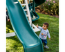 Galaxy Vinyl Swing Set slide close up
