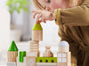 HABA USA Coburg 28 Piece Wooden Building Blocks Lifestyle 1