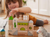 HABA USA Coburg 28 Piece Wooden Building Blocks Lifestyle 5