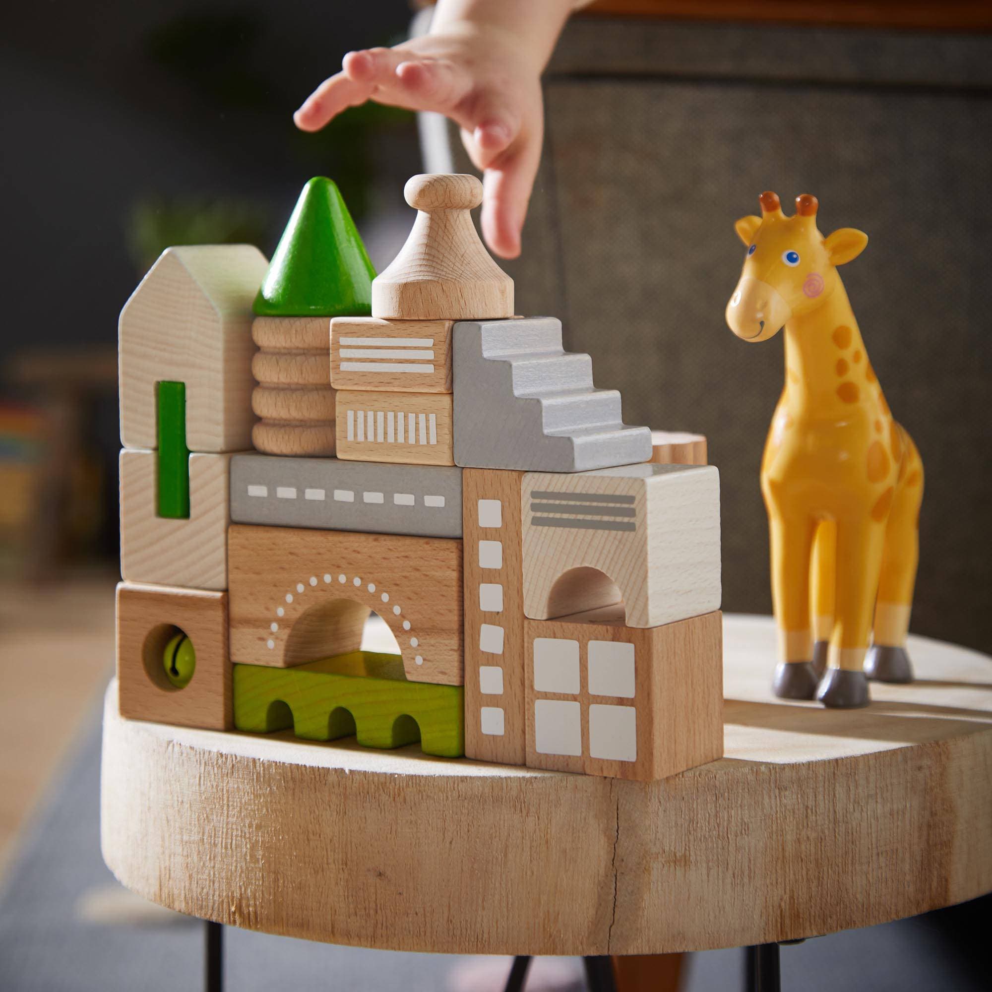 Haba Blocks HABA Coburg 28 Piece Wooden Building Blocks — AlignedPlay