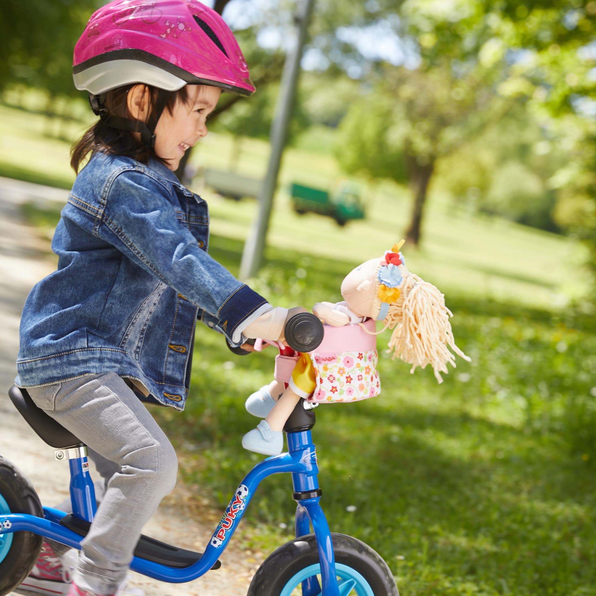 Flower Meadow Doll Bike Seat