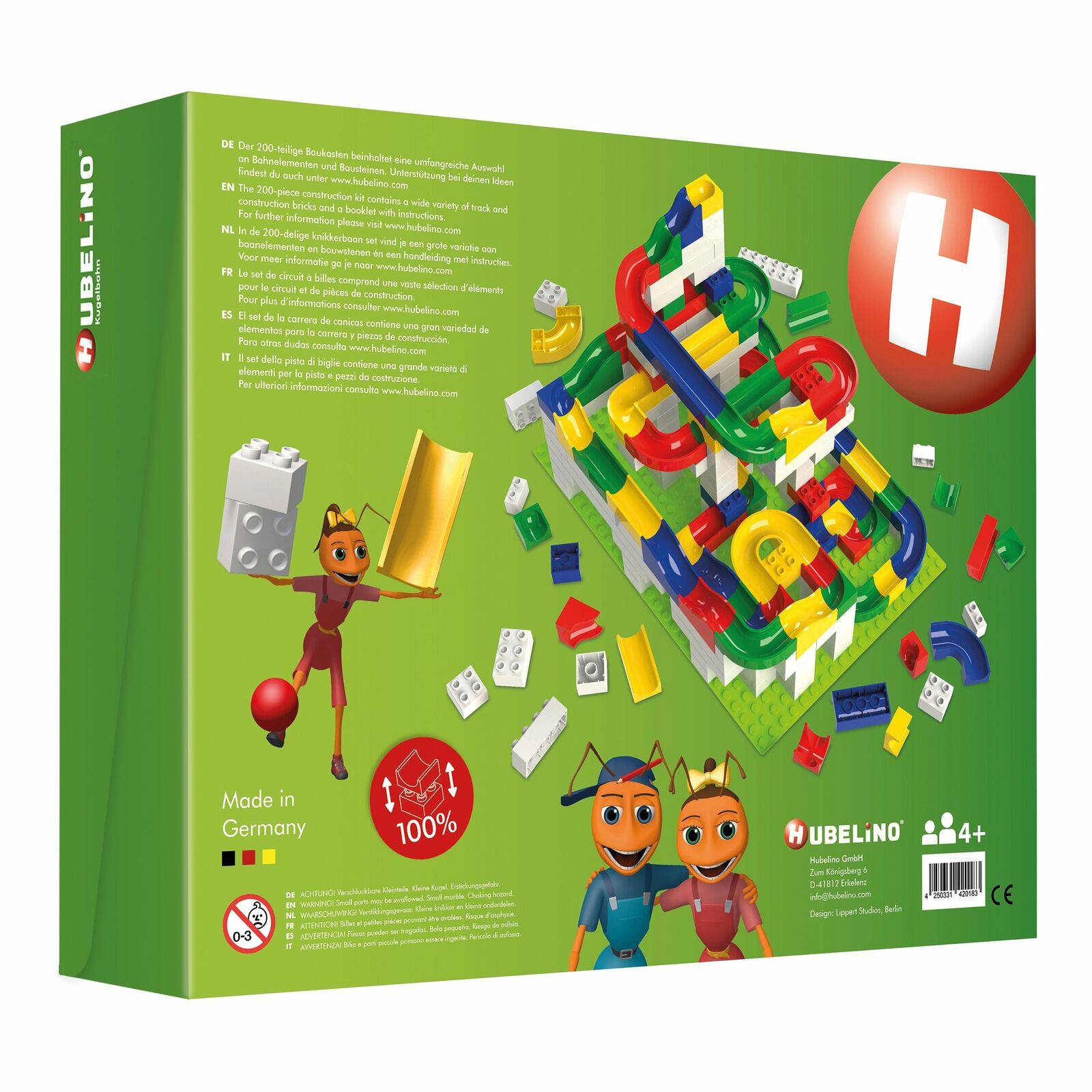 Hubelino Big Building Box Marble Run