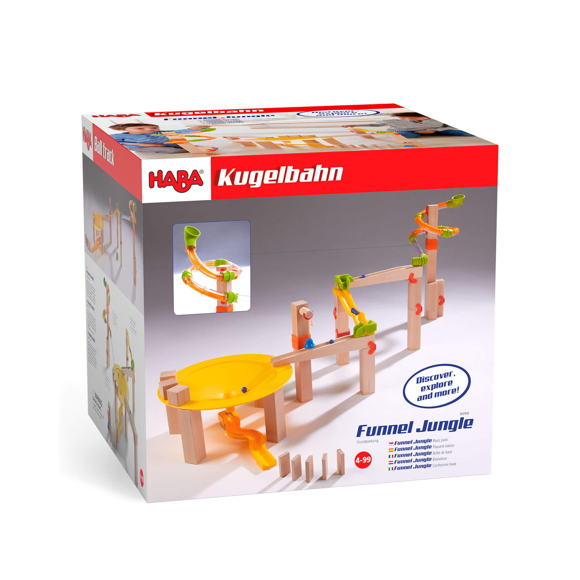 HABA Marble Run Funnel Jungle Starter Set