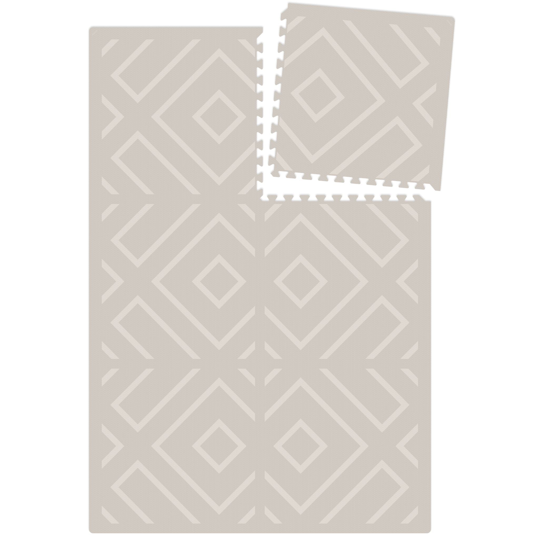 Modern Blocks Play Mat | Dune