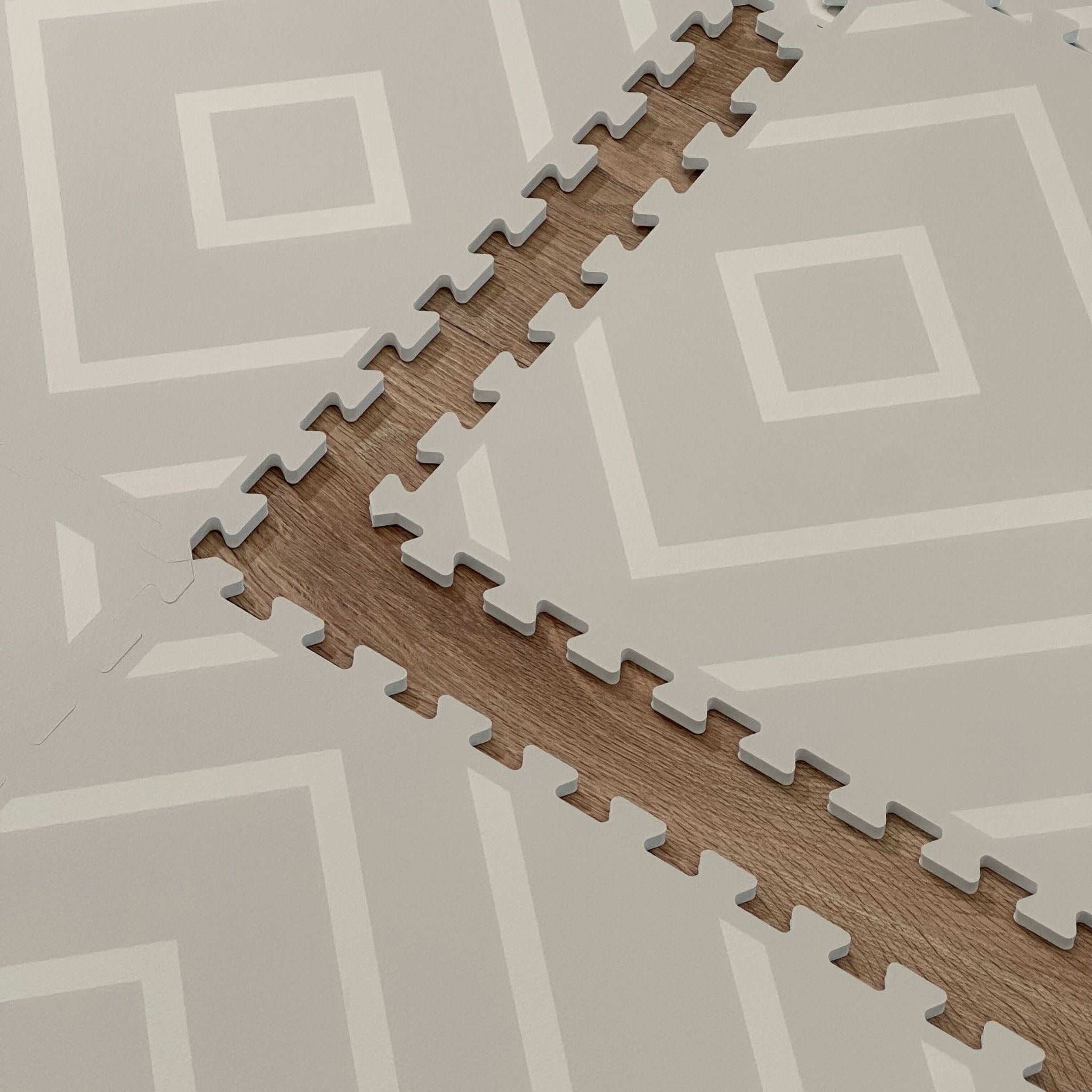 Modern Blocks Play Mat | Dune