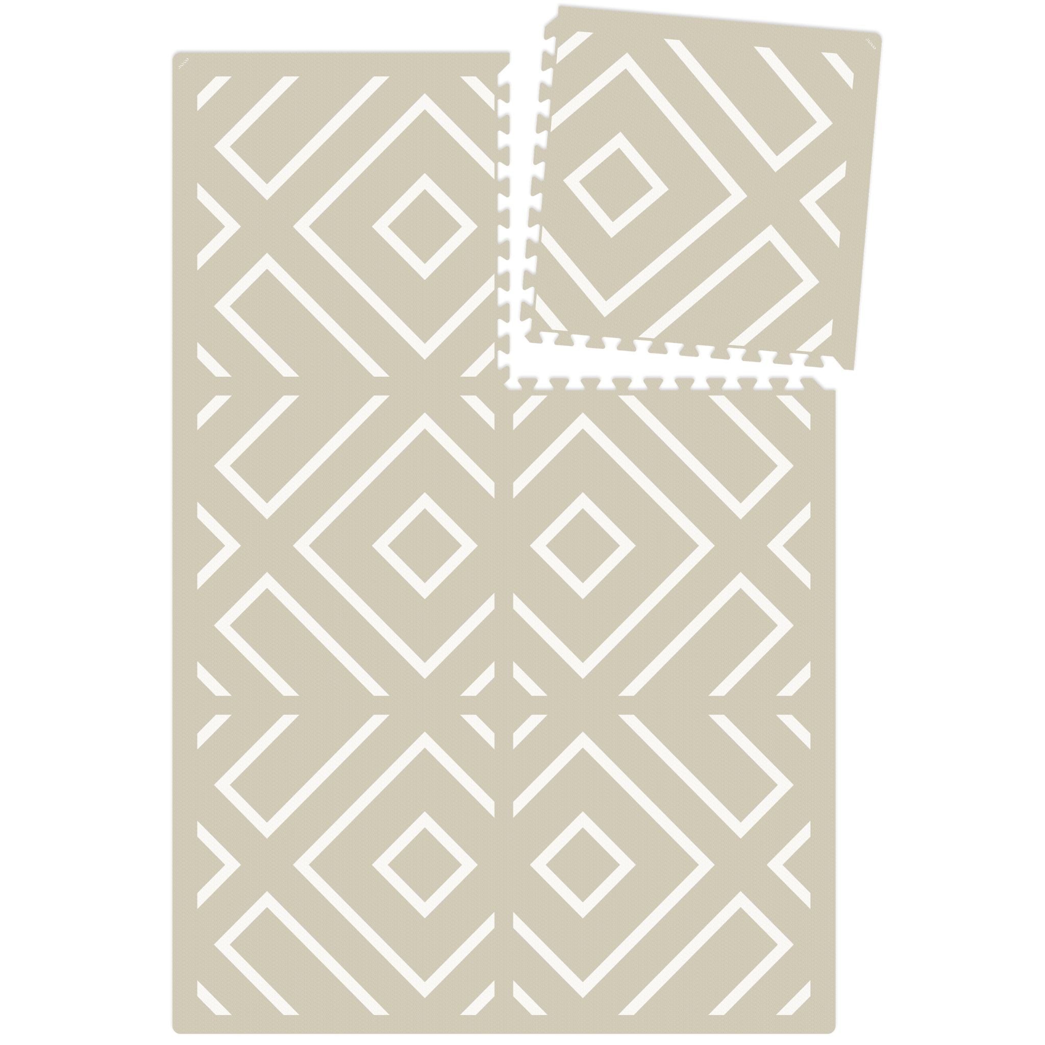 Modern Blocks Play Mat | Soft Sage