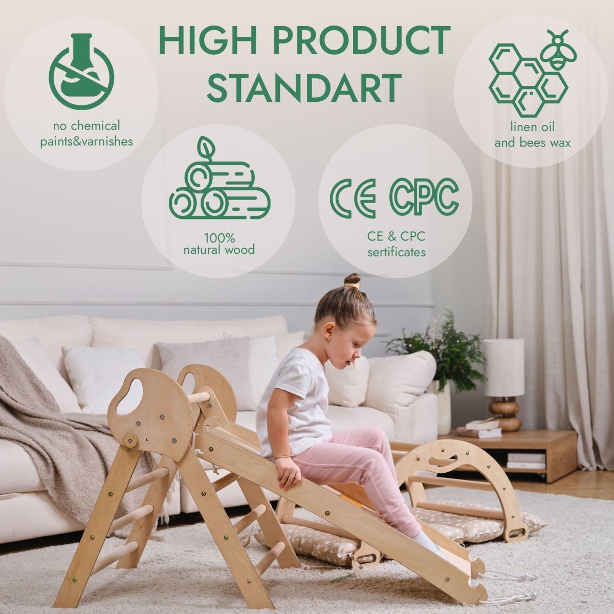 4in1 Toddler Climbing Set (Ages 1-3)