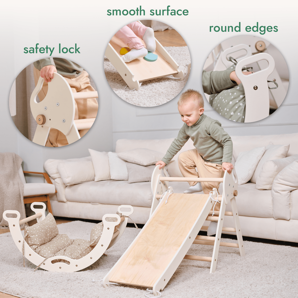 4in1 Toddler Climbing Set (Ages 1-3)