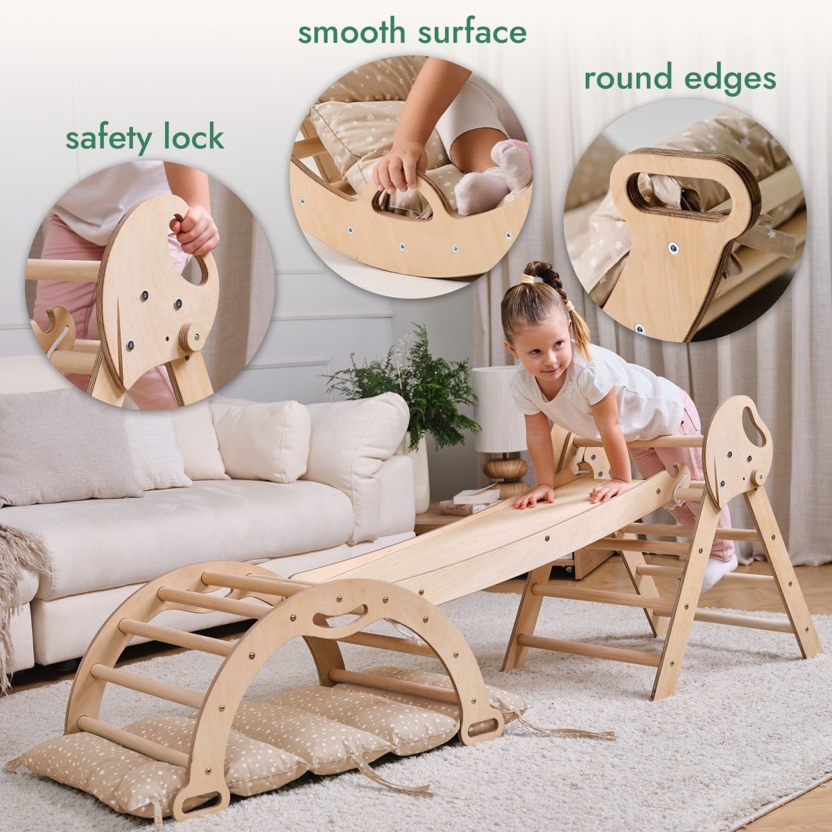 4in1 Toddler Climbing Set (Ages 1-3)