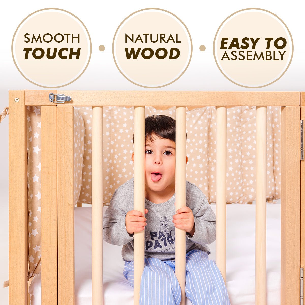 Montessori Floor Bed with Fence | Full Size