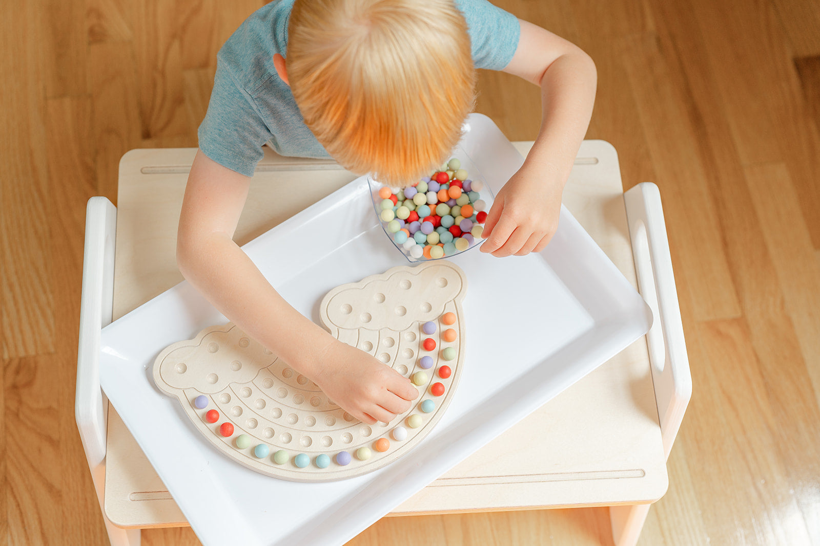 Blueberry and Third Rainbow Activity Board