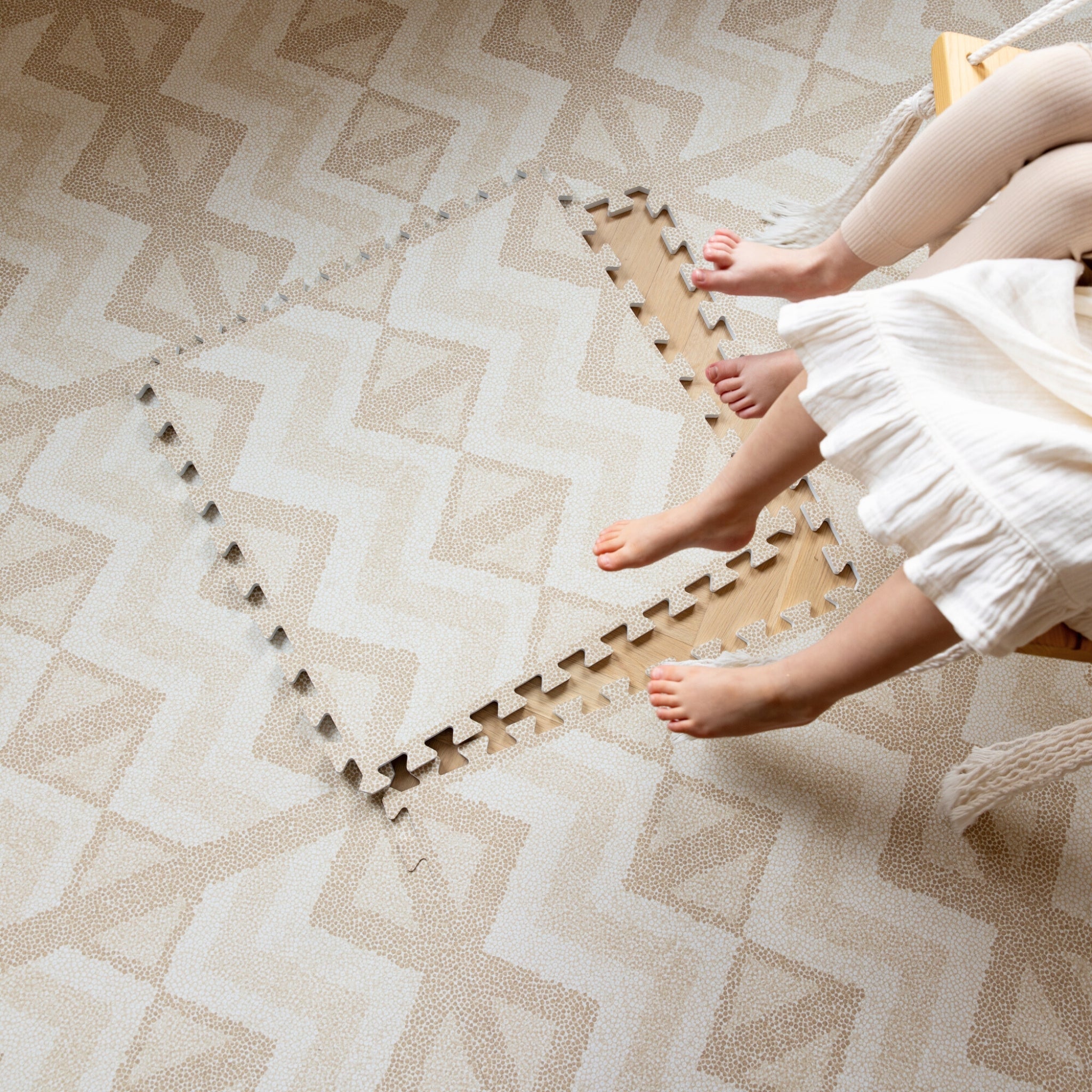 Kilim Play Mat | Sand