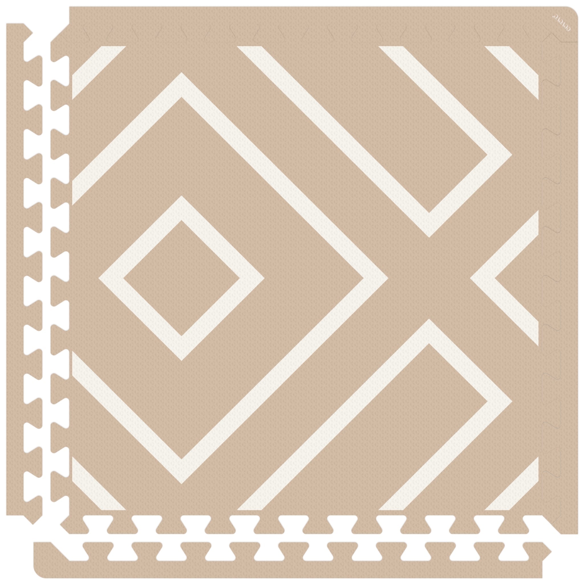 Modern Blocks Play Mat | Desert Sand