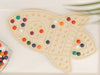 Blueberry and Third Rocketship Activity Board close up