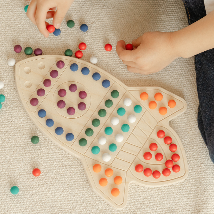 Blueberry and Third Rocketship Activity Board