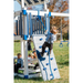 solar swing set clibming rock wall