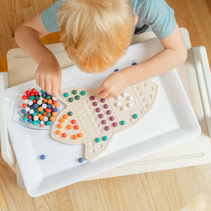 Blueberry and Third Rocketship Activity Board