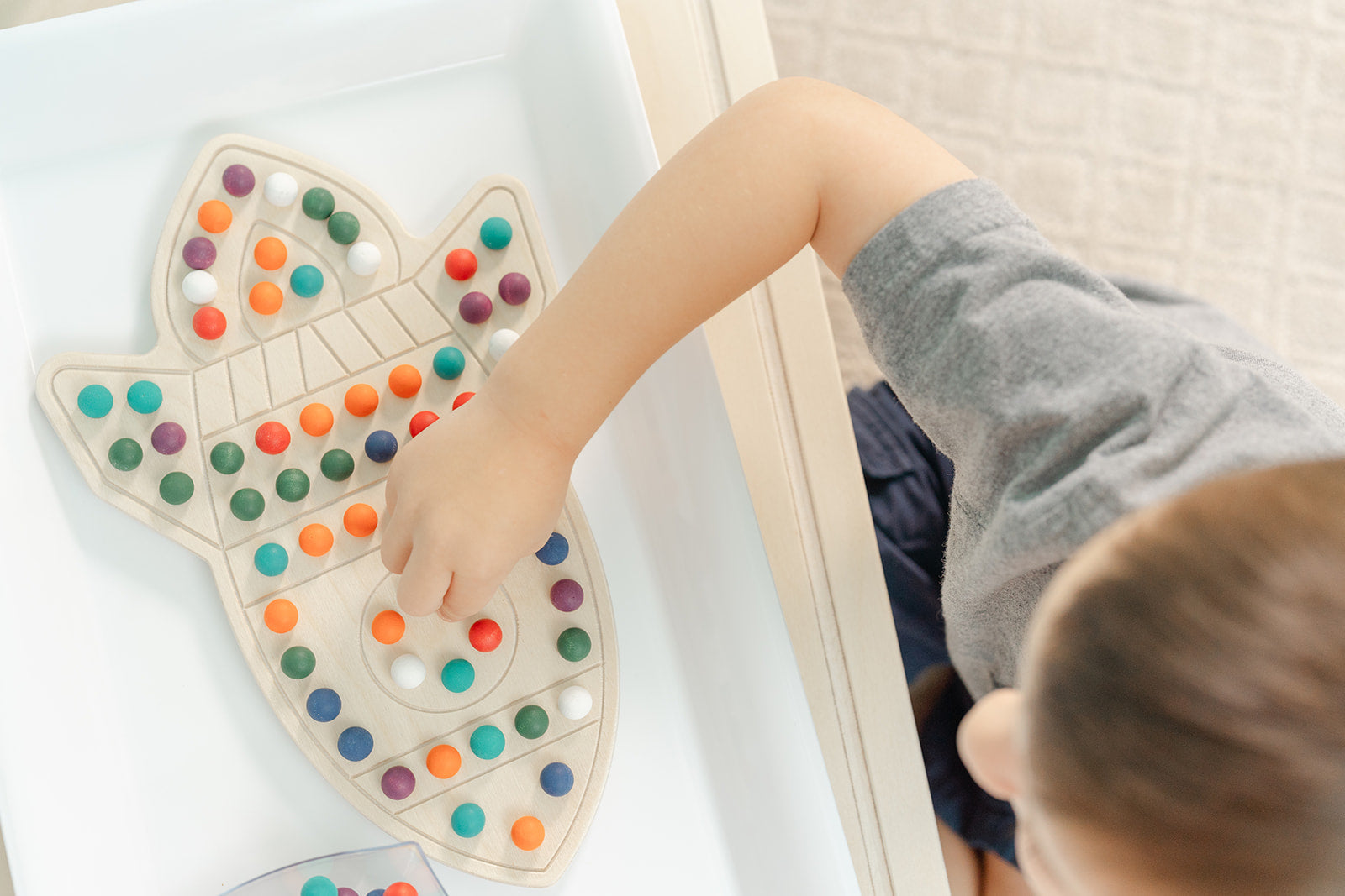 Blueberry and Third Rocketship Activity Board