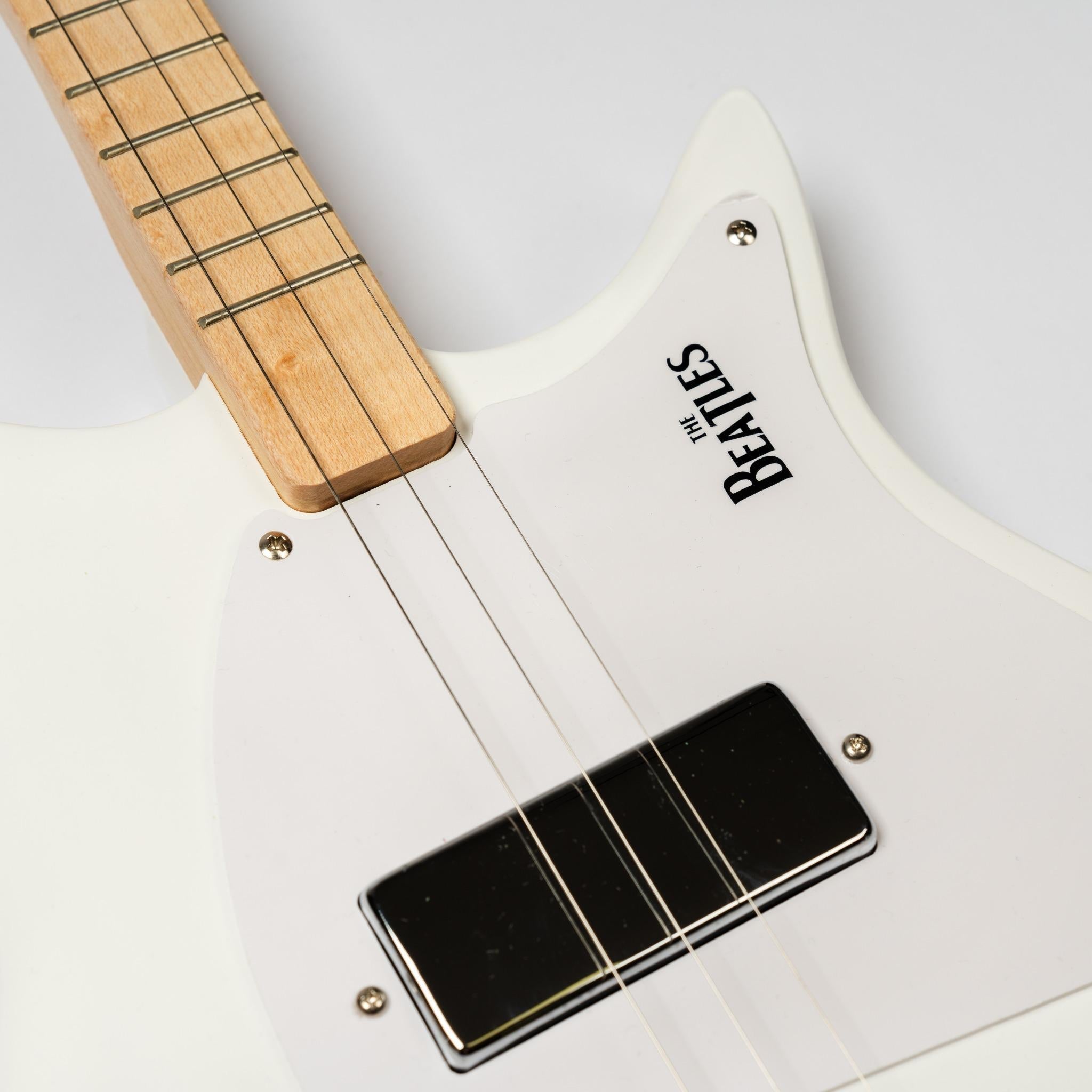 Beatles + Loog White Electric Guitar