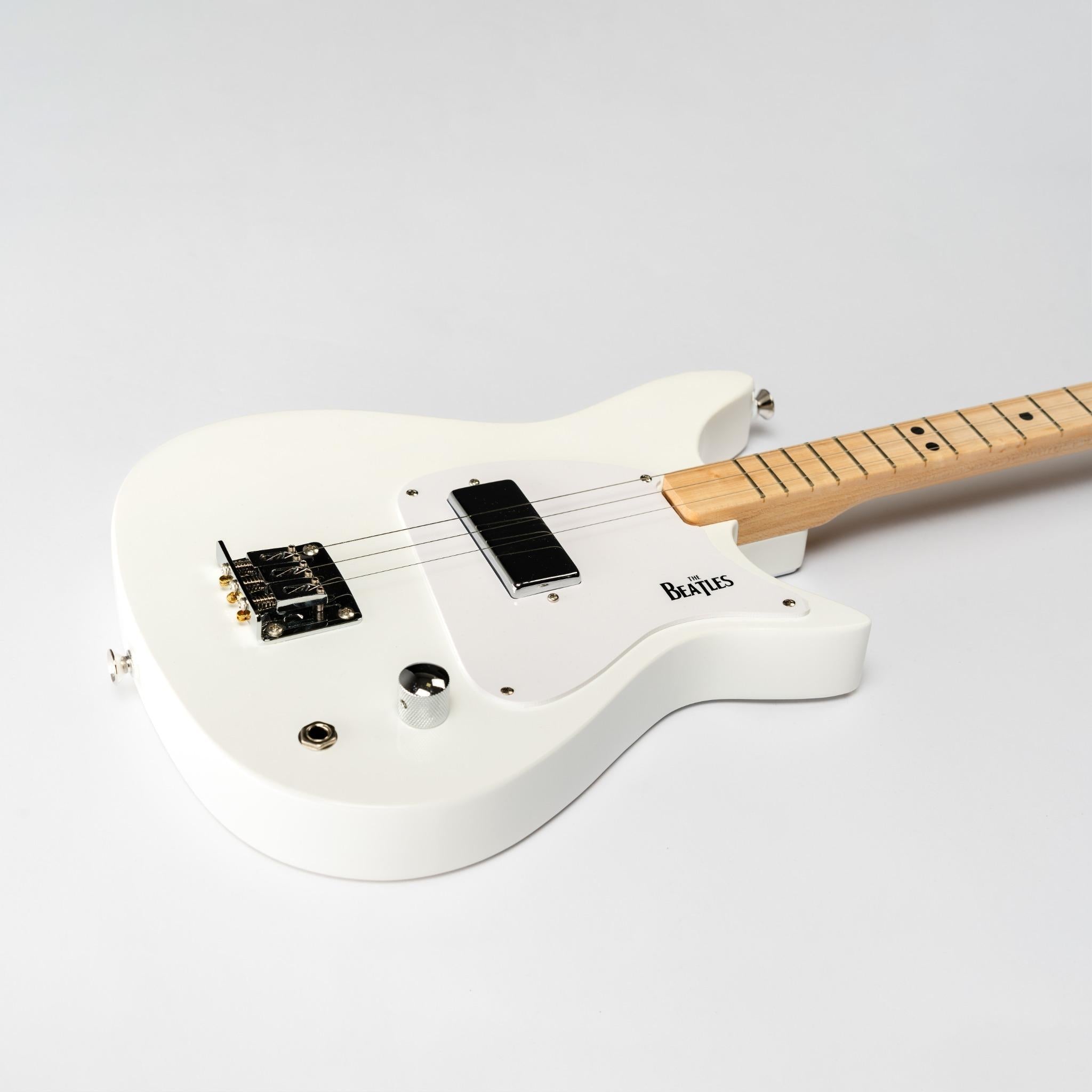 Beatles + Loog White Electric Guitar