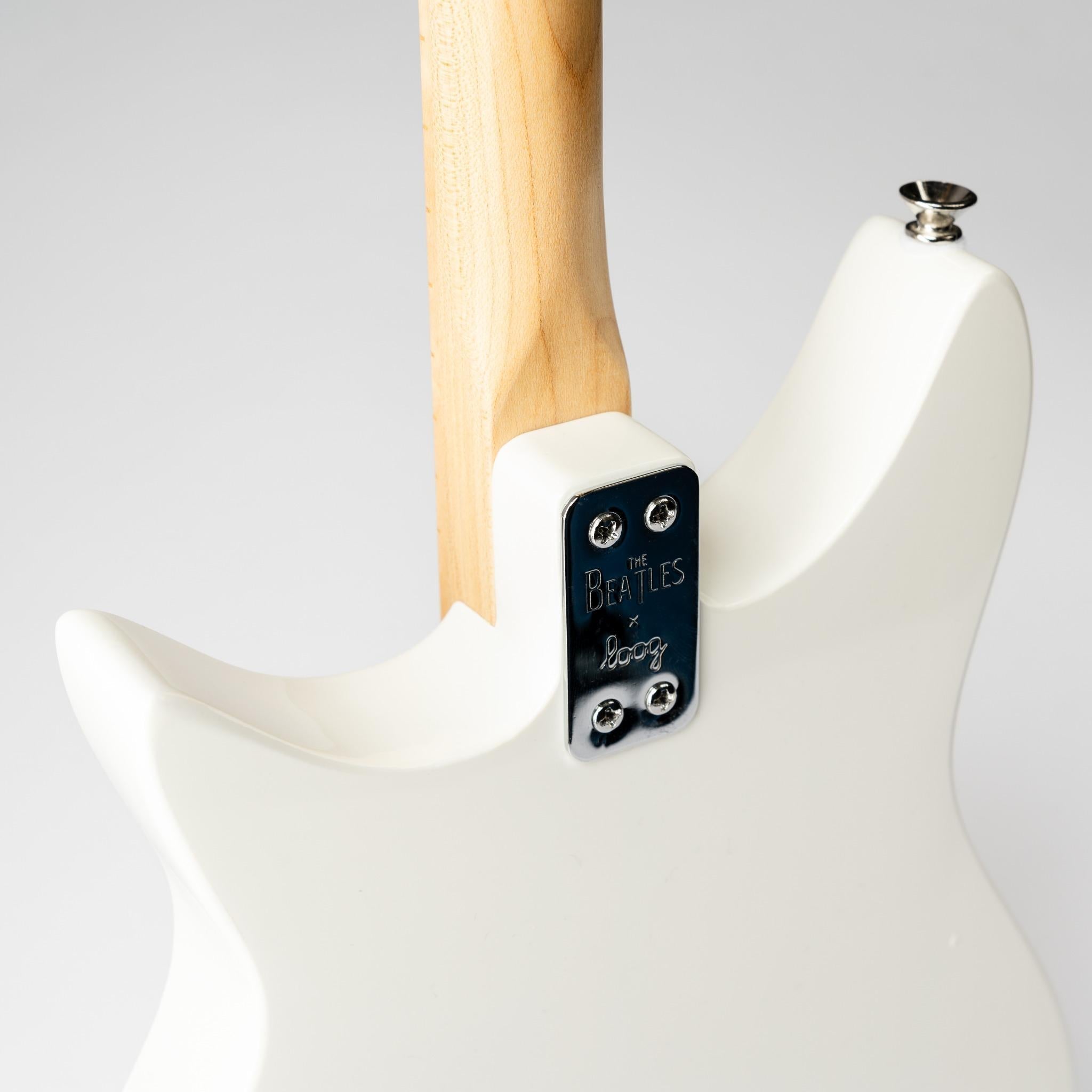 Beatles + Loog White Electric Guitar