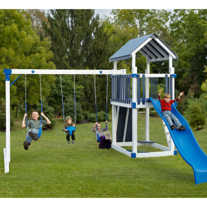 star quality swing set Solar Vinyl Swing Set