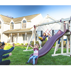 Star Quality Swing Sets Star II Vinyl Swing Set